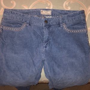Free People blue corduroy pants